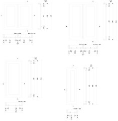 Vector sketch illustration of house door detail design