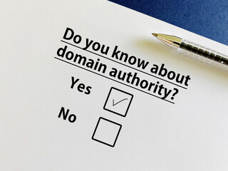Questionnaire about advertisement