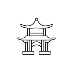 china landmarks vector for website, UI Essential, symbol, presentation