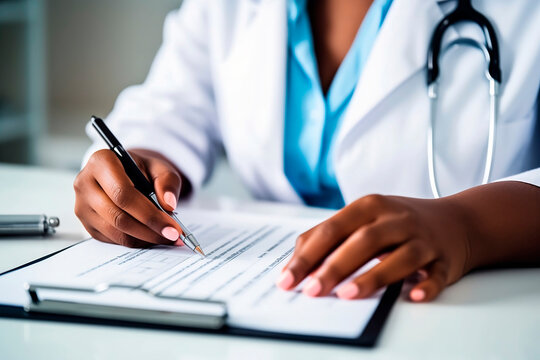 Enfermeiro(a) Profissional com Prancheta em M&atilde;o, Assist&ecirc;ncia M&eacute;dica Hospitalar