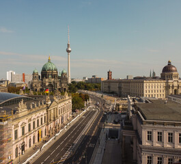 Berlin cityscape with Berlin cathedral and Television tower, Germany © rusevdmitrii