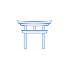 japan landmarks vector for website, UI Essential, symbol, presentation
