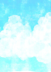 夏空の雲イメージ2