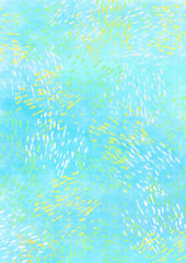 海や水の水彩イメージ2