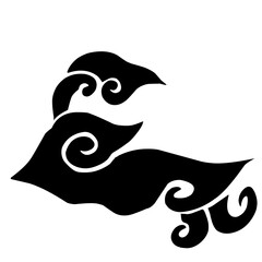 Mega Mendung Batik Silhouette 