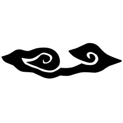 Mega Mendung Batik Silhouette 