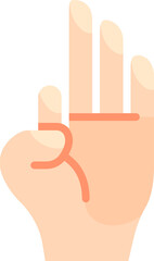 buddha hand flat icon for decoration,ornament, website, web, mobile app, printing, banner, logo, poster design, etc.