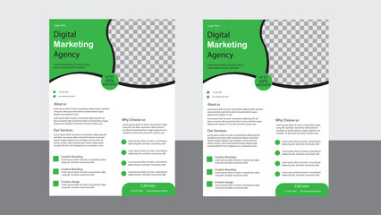 Corporate business flyer template marketing vector layout modern banners poster A4 graphic design  