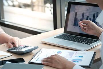 Business People Meeting Design Ideas professional investor working new start up project. Concept. business planning in office