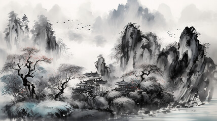 Chinese landscape painting