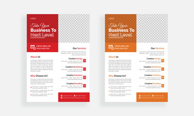 Business Flyer Design Template, Brochure Design, Annual Report, A4 Flyer Template, Modern Template, Corporate Flyer Layout, Poster, Vector, Leaflet Presentation, Creative Flyer Layout