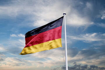 Germany waving flag, flag in a pole, memorial day, freedom of speech, horizontal flag, rectangular, national, raise a flag, emblem