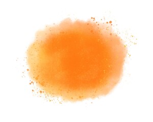 Orange background.Hot and fresh background.
Watercolor paint brush.