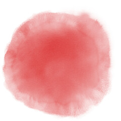 Red Pink Water Circle Blot 