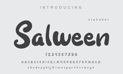Salween font. Elegant alphabet letters font and number. Classic Copper Lettering Minimal Fashion Designs. Typography fonts regular uppercase and lowercase. vector illustration