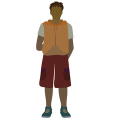 Faceless man. Faceless people