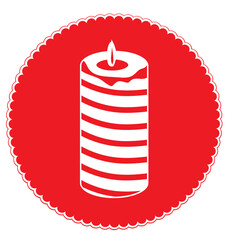 silhouette of a candle in frame silhouette