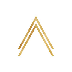 Gold Arrow Up