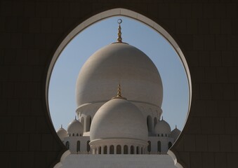 Sheikh Zayed Grand Mosque in Abu Dhabi

