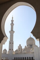 Fototapeta na wymiar Sheikh Zayed mosque architecture 