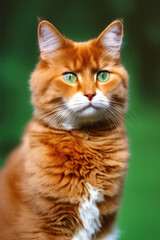 Fototapeta na wymiar cute cat, generated by artificial intelligence