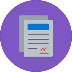 Fototapeta premium Contract Icon