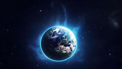 Environment save and ecology theme concept. World globe. Earth day concept