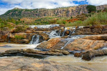 Cascade dans les hautes-terres de Madagascar