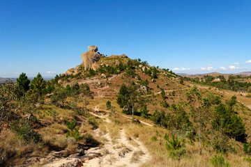 Fototapeta premium Paysage rocheux des hautes-terres de Madagascar