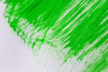 Obraz premium acrylic green paint texture background