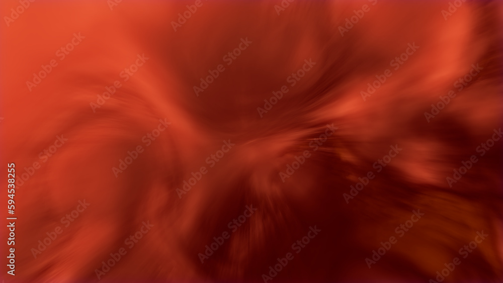 Aufkleber red bokeh organized curves material bg - abstract 3d rendering