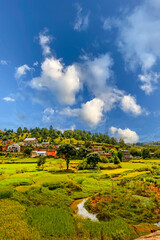 Obraz premium Paysage des hautes-terres de Madagascar