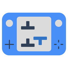 A flat design, icon of mobile game