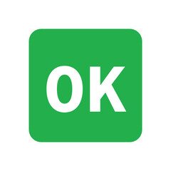 OK sign icon. Decision. Vector.