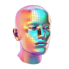 A futuristic face