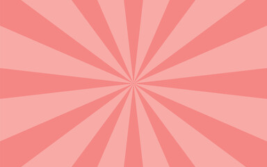 サンバースト　ピンク　赤色　二色