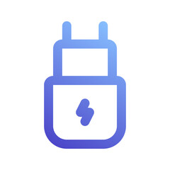 Obraz premium charger gradient icon