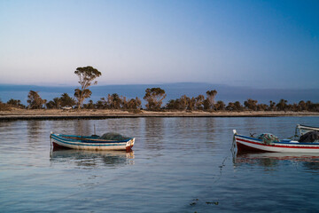 Fototapeta na wymiar View of Djerba, a large island in southern Tunisia 