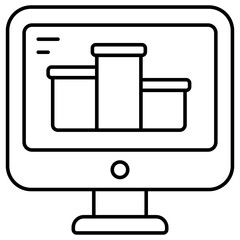 An icon design of ranking podium