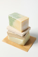 Soap - spa, beauty procedures and skin care concept