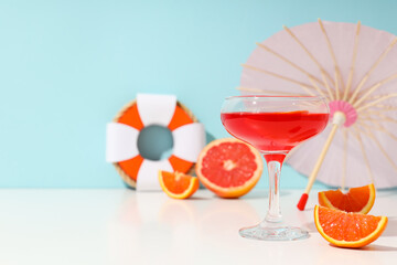 Drinks, fresh summer drink for refreshing, summer vibes concept