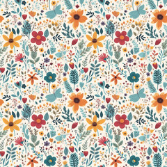 Tillable flower pattern