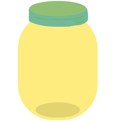 Empty mason jar