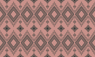 Geometric ethnic pattern vector background. seamless pattern traditional,Design for background, wallpaper, Batik, fabric, carpet, clothing, wrapping, and textile. Colorful ethnic pattern illustration