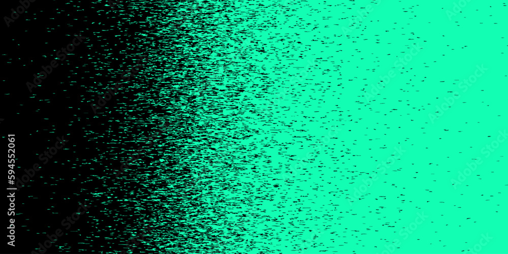 Aufkleber background with a grainy tv noise effect on green background. abstract vector noise. gradient grunge