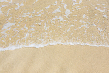 Fototapeta na wymiar 背景　砂浜と海の水面