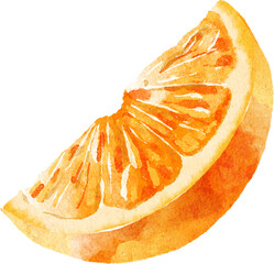 Orange watercolor digital painting © Pure Stock