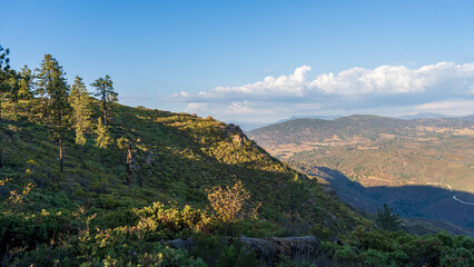 landscape with mountains