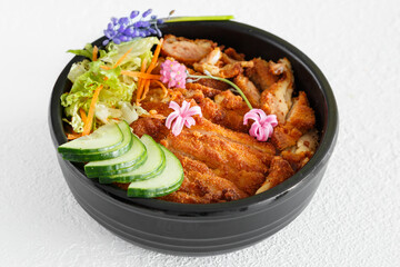 Bouddha bowl. Cuisine japonaise. Plat asiatique