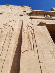 Hieroglyphs - Temple of Horus - Edfu - Egypt - Egyptian Civilization